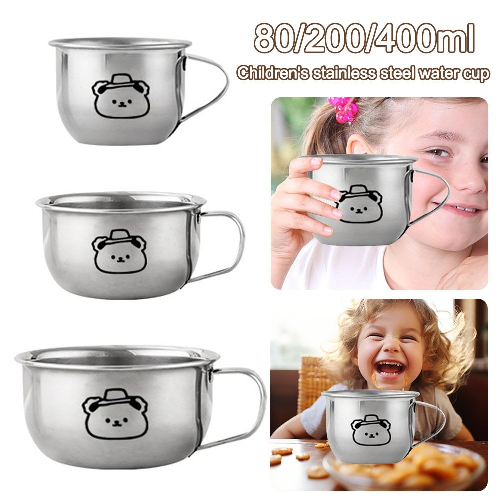 80/200/400ML Kid Water Cup Bea - Coffee Tea With Milk ulasan dan harga