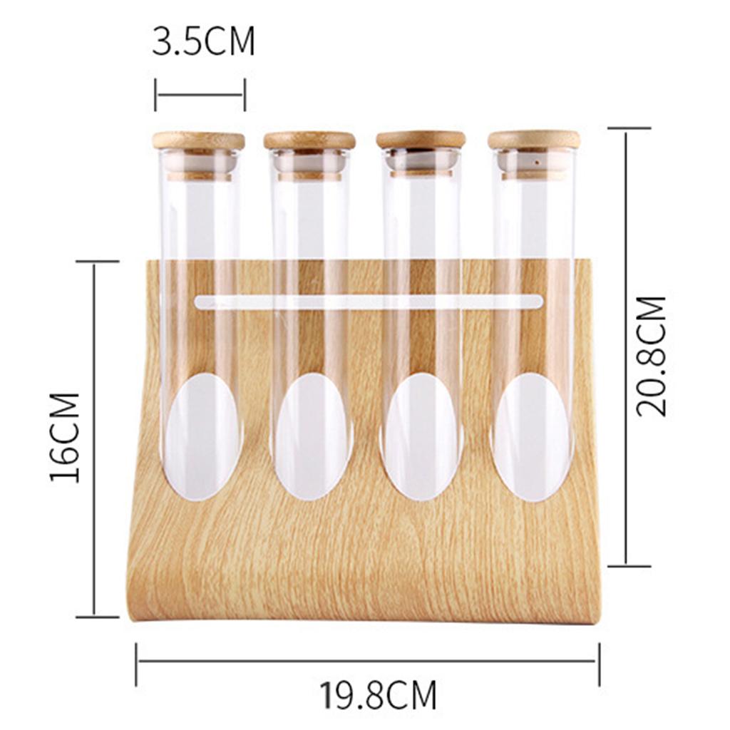 Glass Tube Storage Rack Visibl - Coffee Tea & Espresso Appliances ulasan dan harga