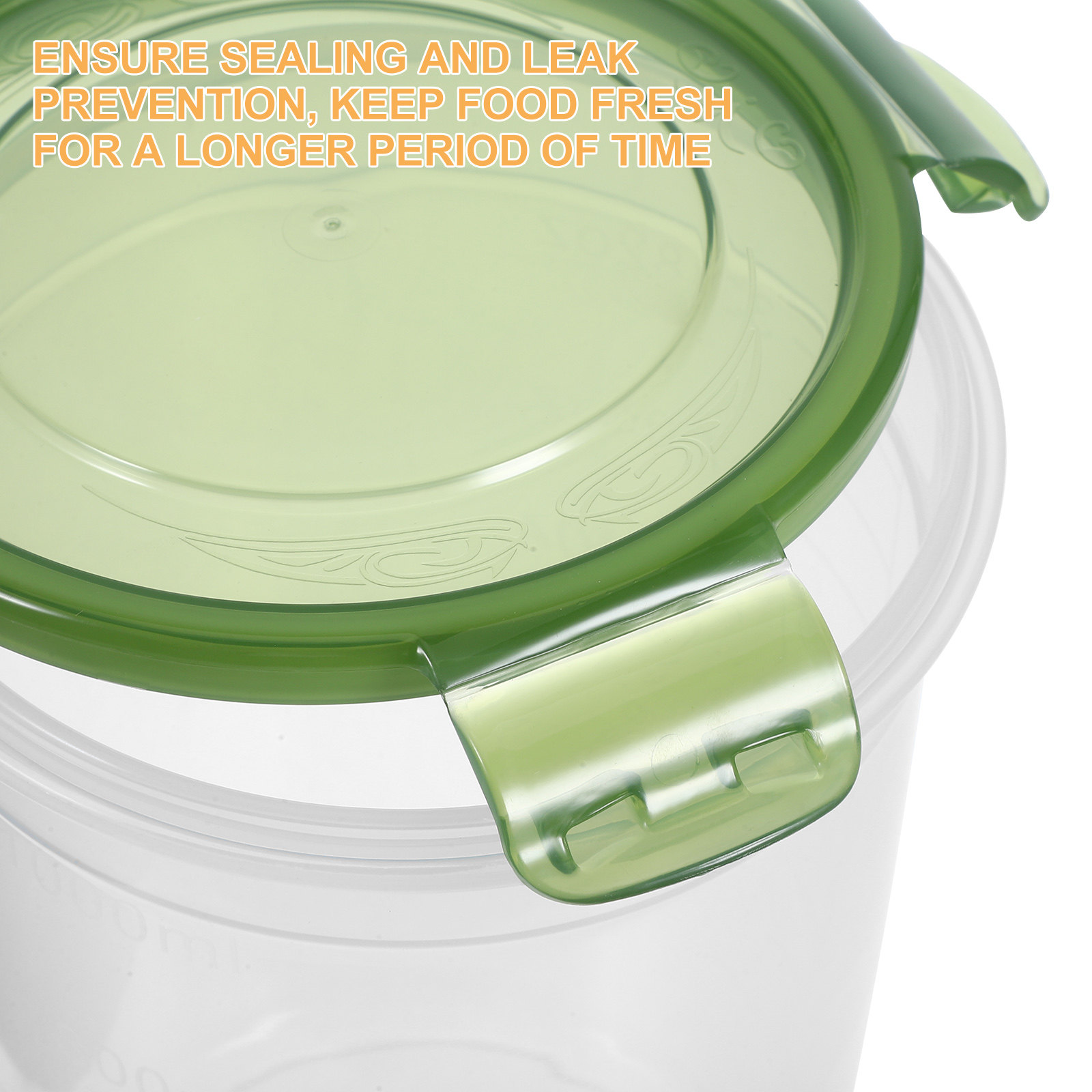 2Pcs Airtight Food Jar PP Plas - Coffee Tea Sugar ulasan dan harga