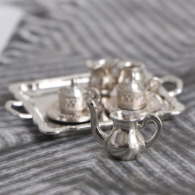 -*10pcs 1/12 Dollhouse Miniatu - Coffee Tea And Sugar Set ulasan dan harga