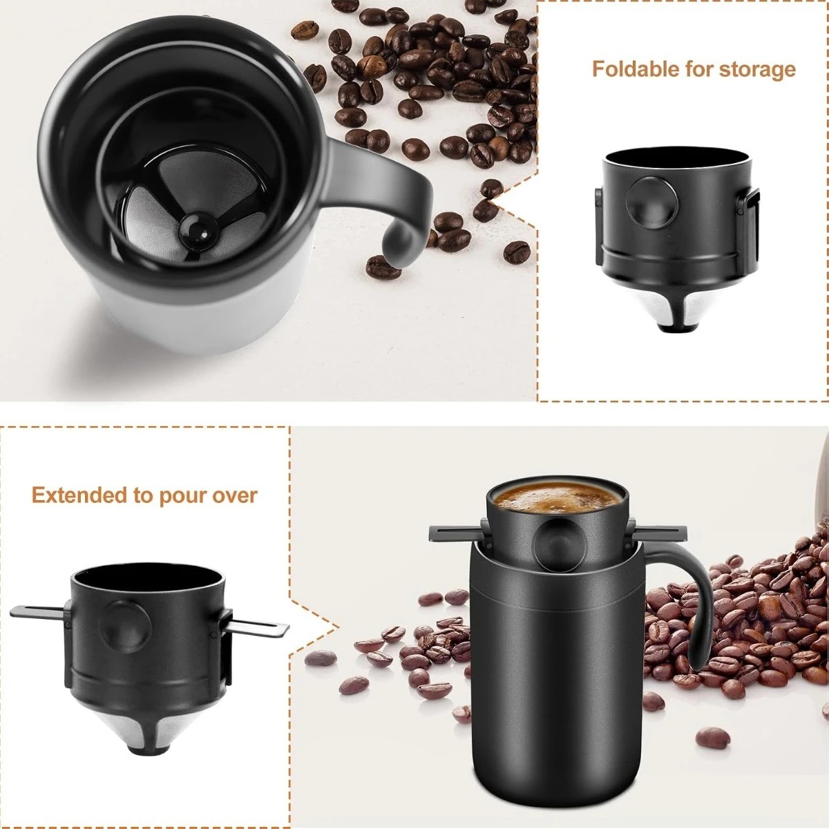 350/550ml Stainless Steel Coff - Xbloom Coffee Tea ulasan dan harga