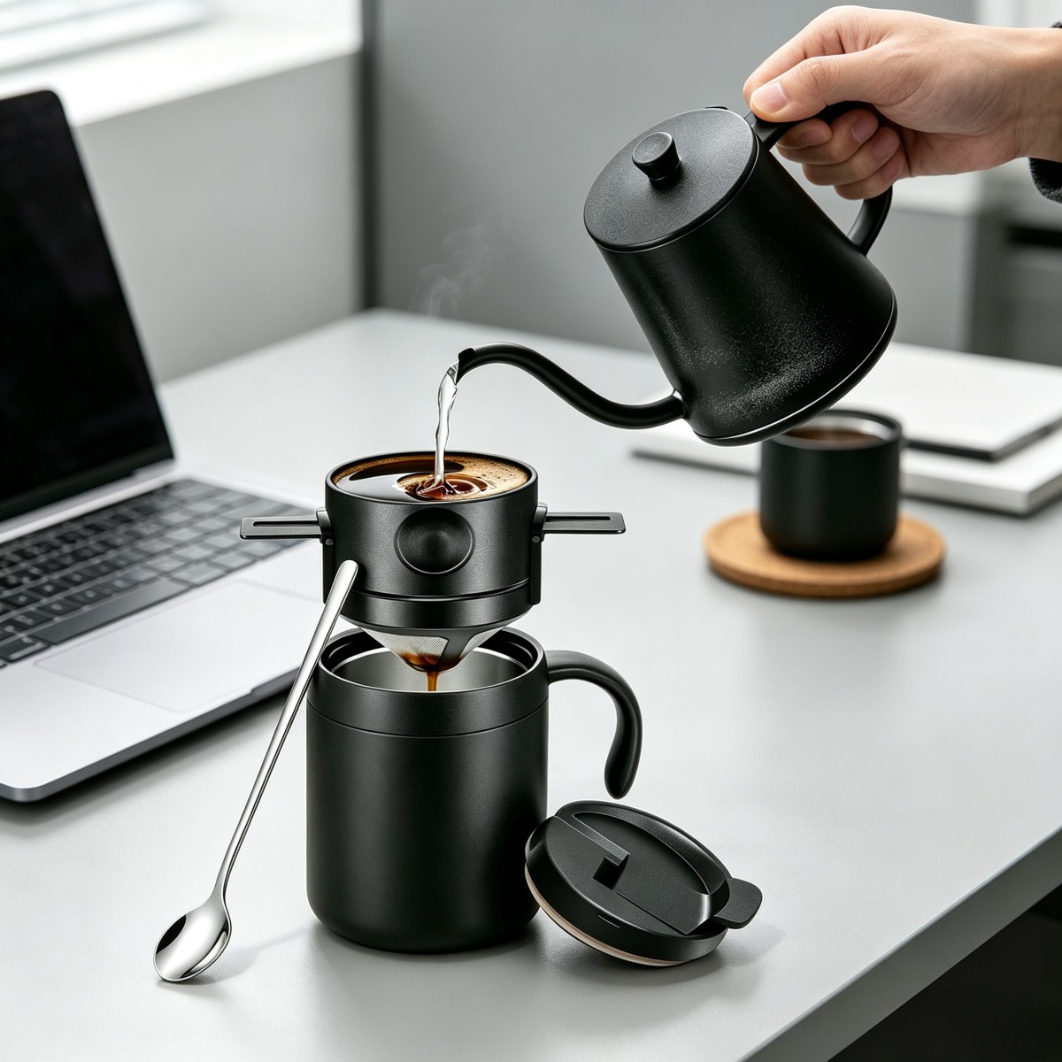 350/550ml Stainless Steel Coff - Xbloom Coffee Tea ulasan dan harga