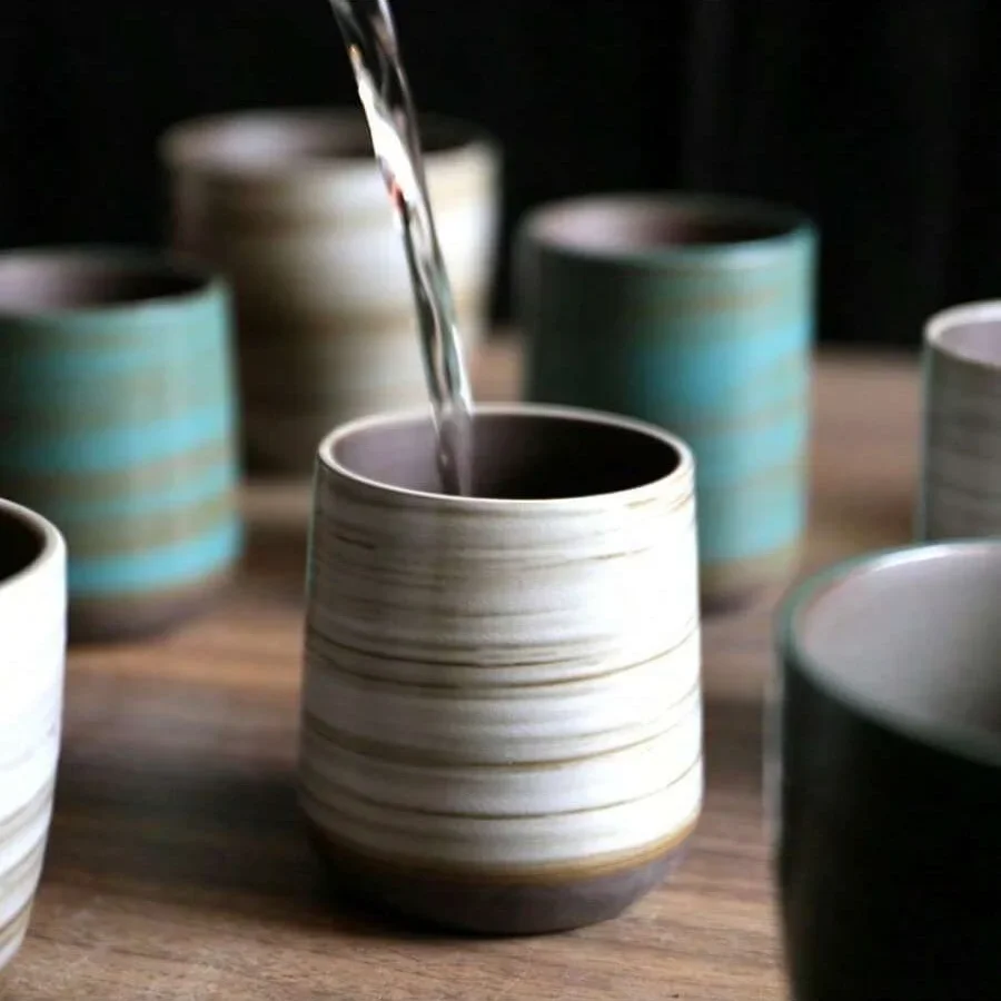 Hand-Painted Crackle Glaze Sto - Xbloom Coffee Tea ulasan dan harga